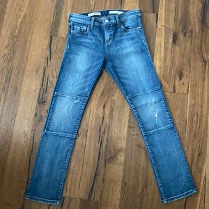 Pilcro and the Letterpress Parallel patchwork jeans